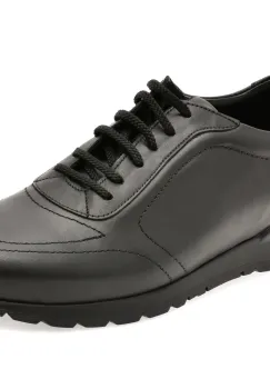 Pantofi sport OTTER negri, 54521, din piele naturala imagine