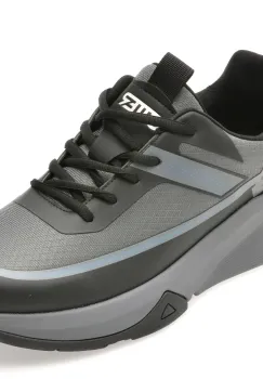 Pantofi sport OTTER negri, 93516, din material textil imagine