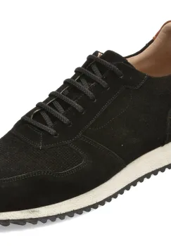 Pantofi sport OTTER negri, G200, din piele intoarsa imagine