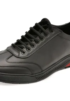 Pantofi sport OTTER negri, PZN1, din piele naturala imagine