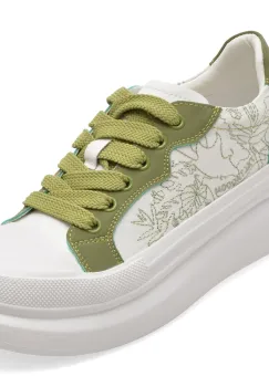 Pantofi sport PASS COLLECTION albi, SL60008, din material textil imagine