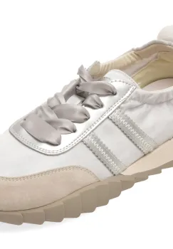 Pantofi sport PASS COLLECTION argintii, SH60009, din material textil imagine