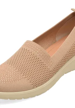 Pantofi sport PASS COLLECTION bej, J860024, din material textil imagine