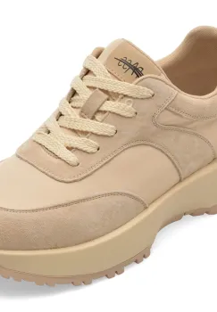 Pantofi sport PASS COLLECTION bej, M960012, din material textil imagine