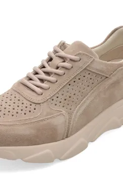 Pantofi sport PASS COLLECTION gri, J860008, din nabuc imagine