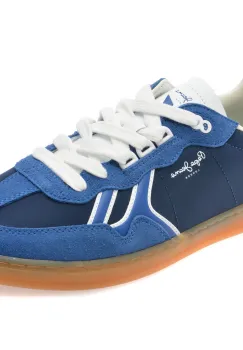 Pantofi sport PEPE JEANS albastri, BALL FUN, din material textil imagine