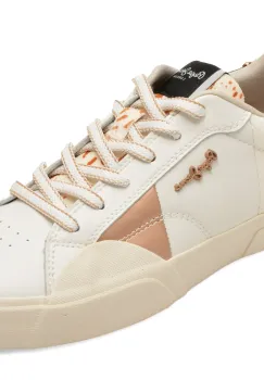 Pantofi sport PEPE JEANS albi, LS30013, din piele naturala imagine