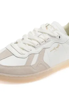 Pantofi sport PEPE JEANS albi, MS00041, din piele naturala imagine