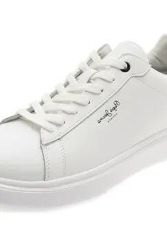 Pantofi sport PEPE JEANS albi, MS00044, din piele naturala imagine