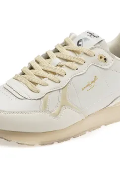 Pantofi sport PEPE JEANS albi, MS40031, din piele ecologica imagine