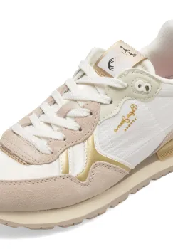 Pantofi sport PEPE JEANS bej, LS40023, din material textil imagine