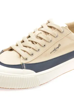 Pantofi sport PEPE JEANS bej, MS31075, din material textil imagine