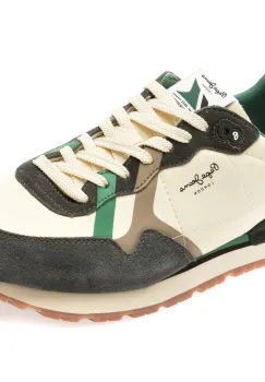 Pantofi sport PEPE JEANS bej, MS40029, din material textil imagine