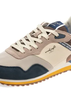 Pantofi sport PEPE JEANS bej, MS40036, din material textil imagine