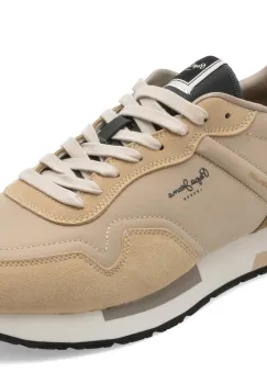 Pantofi sport PEPE JEANS bej, MS40037, din material textil imagine