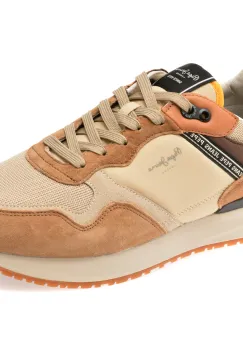 Pantofi sport PEPE JEANS bej, MS60041, din material textil imagine