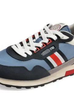 Pantofi sport PEPE JEANS bleumarin, KINGSTON HERITAGE, din material textil imagine