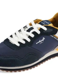 Pantofi sport PEPE JEANS bleumarin, LONDON MUSE, din material textil imagine