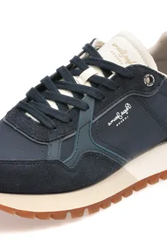Pantofi sport PEPE JEANS bleumarin, MS40006, din material textil imagine