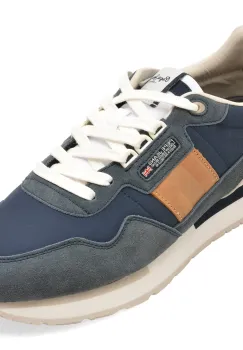 Pantofi sport PEPE JEANS bleumarin, MS40024, din material textil imagine