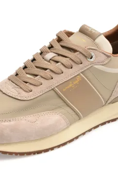 Pantofi sport PEPE JEANS gri, MS60008, din material textil si piele naturala imagine