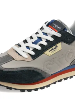 Pantofi sport PEPE JEANS gri, MS60035, din material textil imagine
