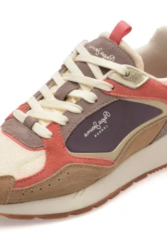 Pantofi sport PEPE JEANS maro, LS60011, din material textil imagine