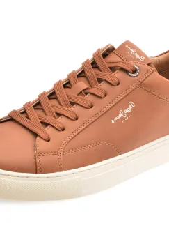 Pantofi sport PEPE JEANS maro, MS00048, din piele ecologica imagine