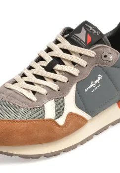 Pantofi sport PEPE JEANS multicolor, MS40021, din material textil si piele naturala imagine