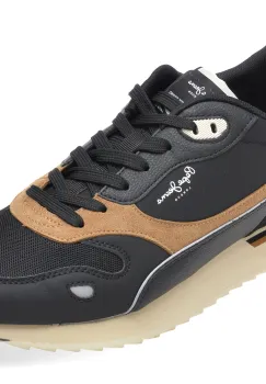 Pantofi sport PEPE JEANS negri, MS40047, din piele ecologica imagine