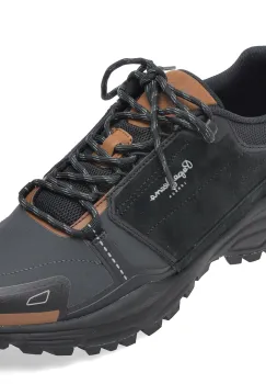 Pantofi sport PEPE JEANS negri, MS60040, din material textil si piele naturala imagine