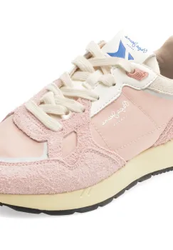 Pantofi sport PEPE JEANS roz, MARLON DIVIDED, din material textil imagine