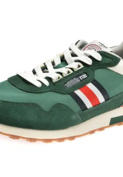 Pantofi sport PEPE JEANS verzi, KINGSTON HERITAGE, din material textil imagine