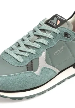 Pantofi sport PEPE JEANS verzi, MS40005, din material textil imagine