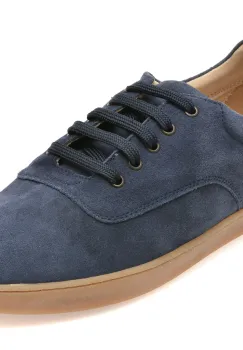 Pantofi sport RELAX bleumarin, 8135, din piele intoarsa imagine