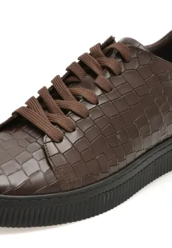 Pantofi sport RELAX maro, 1617, din piele naturala imagine