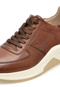 Pantofi sport RELAX maro, 2606, din piele naturala imagine