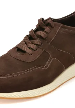 Pantofi sport RELAX maro, 8129B, din piele intoarsa imagine