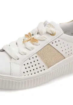 Pantofi sport REMONTE albi, D3E04, din piele naturala imagine