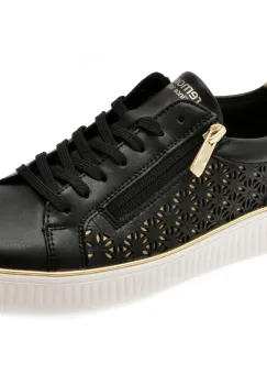 Pantofi sport REMONTE negri, D2E03, din piele naturala imagine