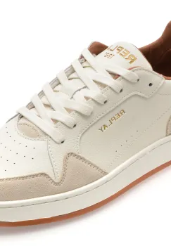 Pantofi sport REPLAY albi, GMZ3B, din piele naturala imagine