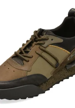 Pantofi sport REPLAY kaki, MS1P2SL, din material textil si piele naturala imagine
