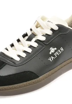 Pantofi sport REPLAY negri, GMSD7, din piele naturala imagine