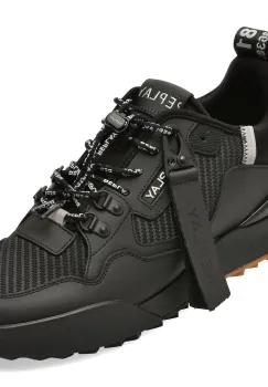 Pantofi sport REPLAY negri, MS8L00L, din material textil si piele naturala imagine