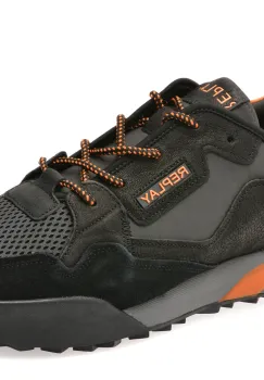 Pantofi sport REPLAY negri, MSG901L, din material textil si piele naturala imagine