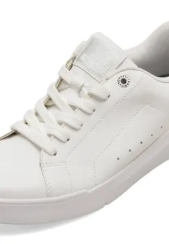 Pantofi sport RIEKER albi, 41902, din piele naturala imagine