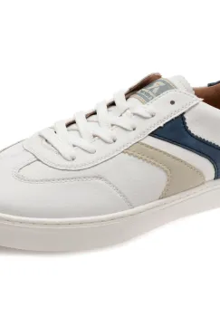 Pantofi sport RIEKER albi, U0708, din piele naturala imagine