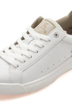 Pantofi sport RIEKER albi, W1100, din piele naturala imagine