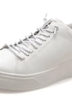 Pantofi sport RIEKER albi, W2301, din piele naturala imagine