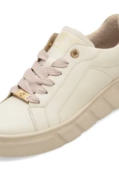Pantofi sport RIEKER albi, W2601, din piele naturala imagine